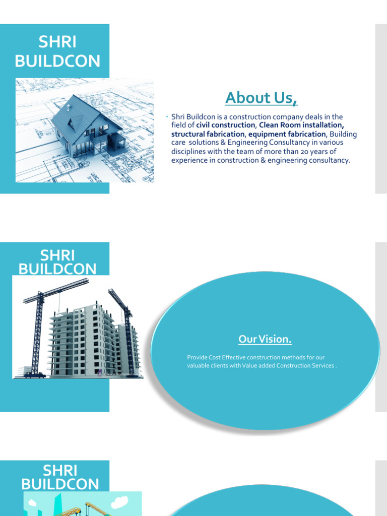 Shri Buildcon Company Profile 06april24 | PDF | Welding | Construction