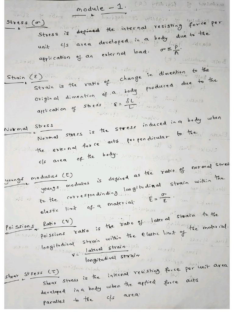 Module 1 Final Rivise | PDF