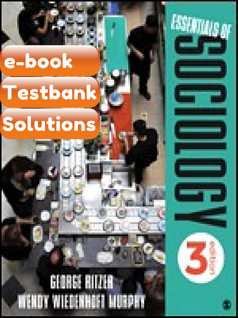Test Bank For Essentials of Sociology 3rd Edition Ritzer PDF Version ...