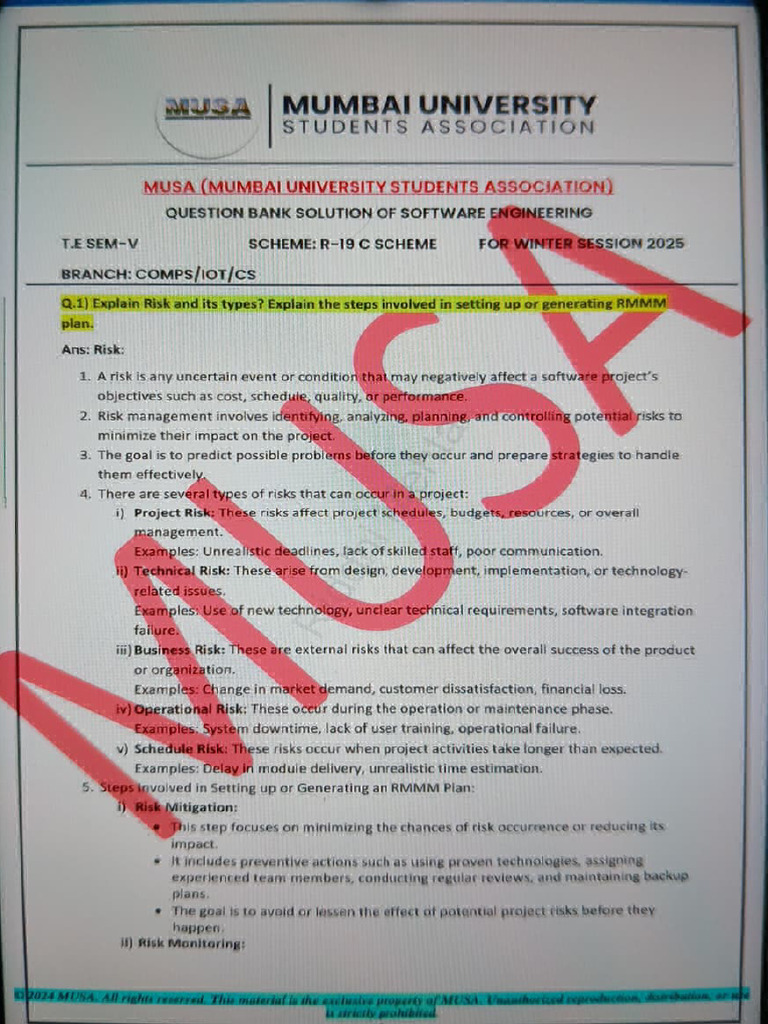 SE QB Ans | PDF