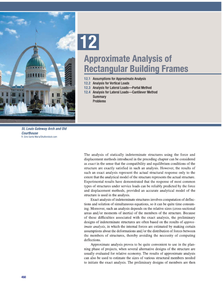 Approximate Analysis of Rectangular Bldg. Frames | PDF