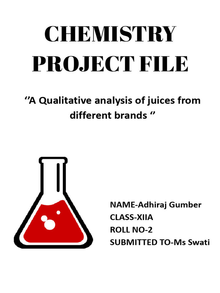Chemistry File | PDF