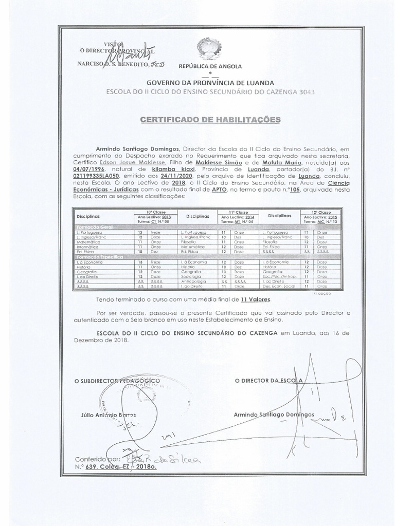 Certifica Do | PDF