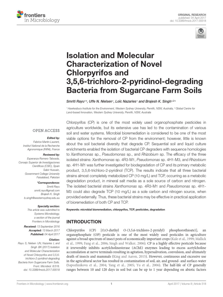 Frontiers HPLC Paper | PDF | Polymerase Chain Reaction | High ...