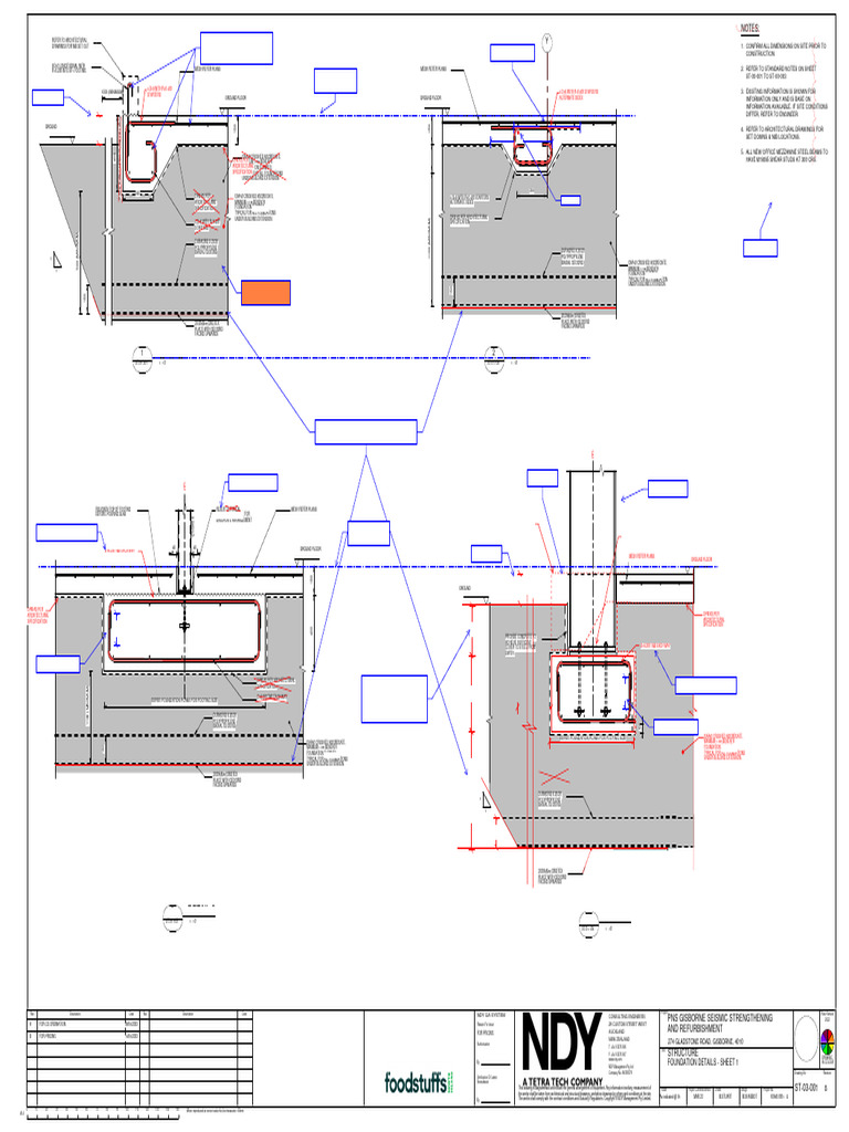 001p Details Review | PDF | Foundation (Engineering) | Architectural ...