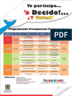 PROGRAMACION PRESUPUESTOS PARTICIPATIVOS