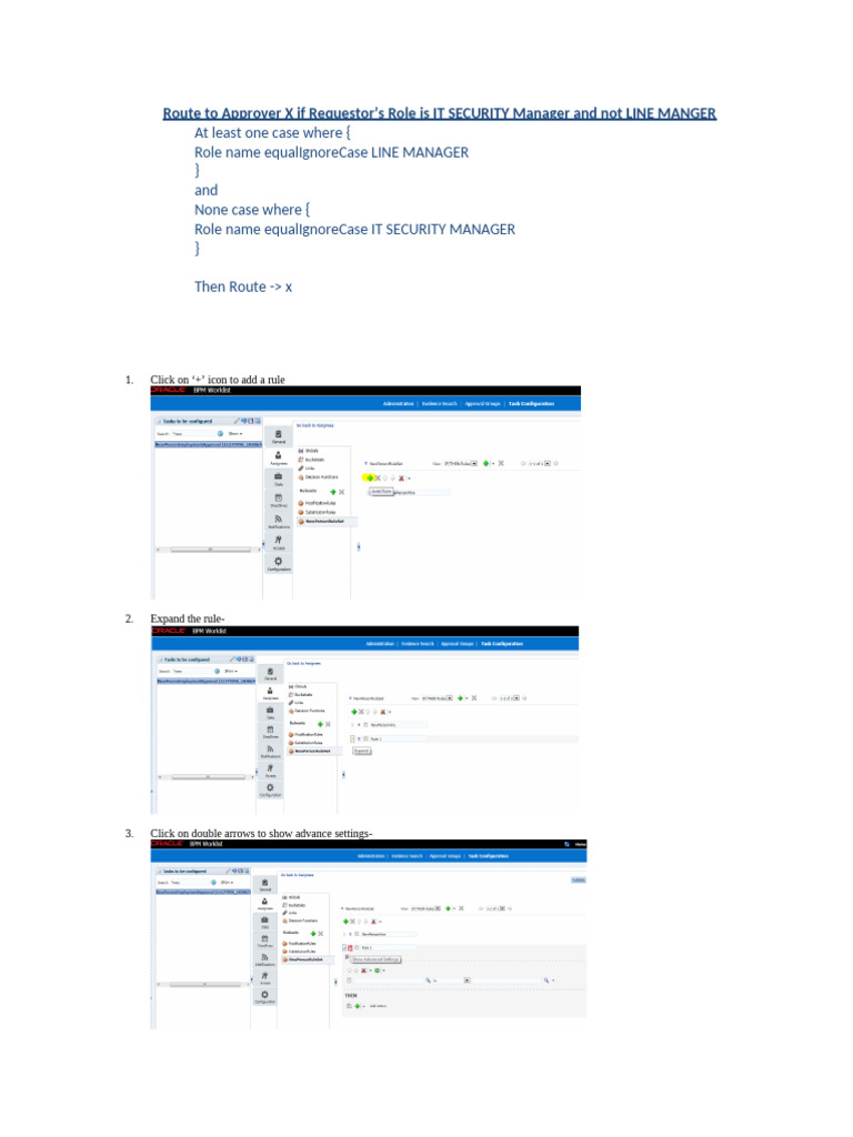 Advance Mode For Role Based Rules Detailed | PDF