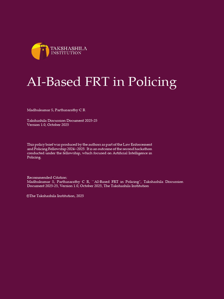 AI Based Facial Recognition Technology | PDF | Artificial Intelligence ...