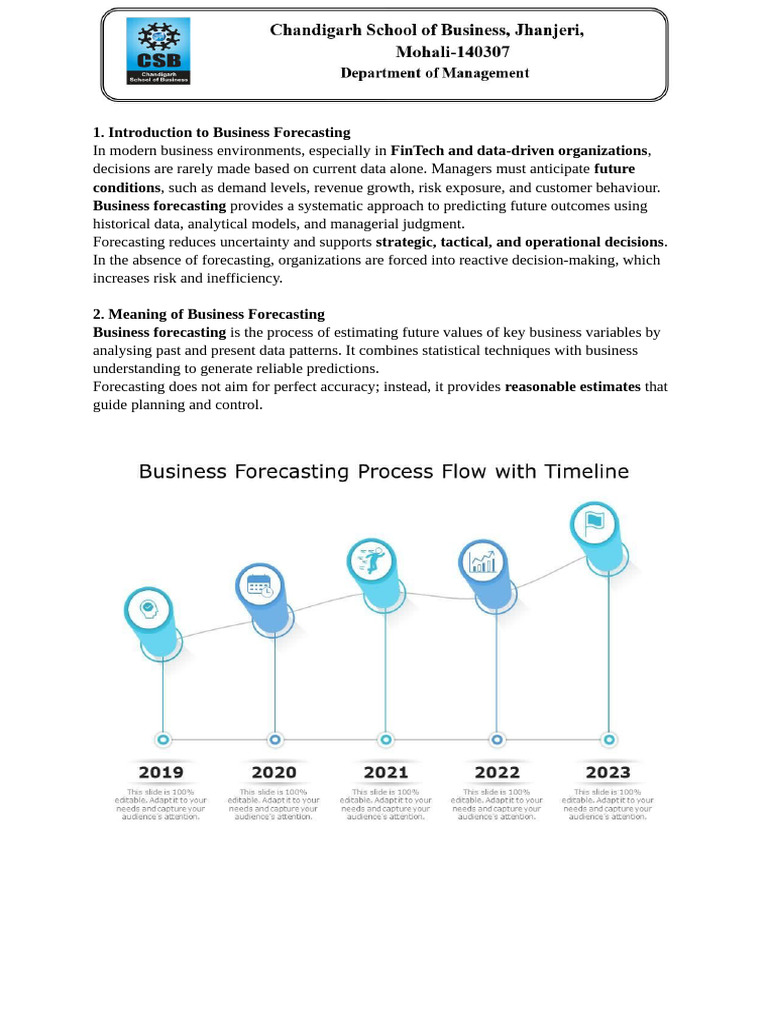 Unit 3 | PDF | Forecasting | Regression Analysis