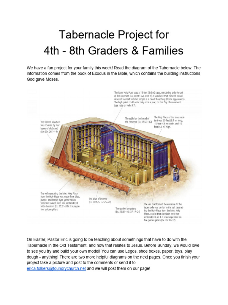 Tabernacle Project | PDF