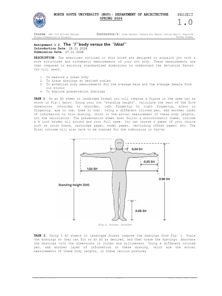 ARC 213 - Spring 2026 - Project 01 - 1 - 2 - 25012026 | PDF