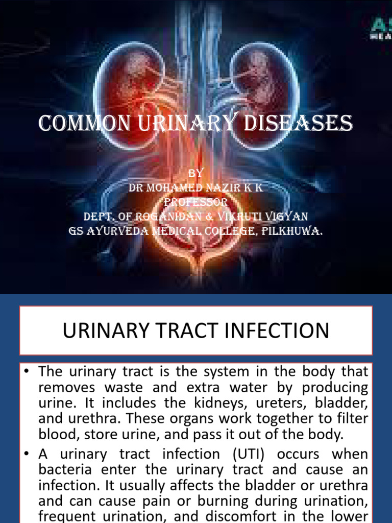Common Urinary Diseases | PDF | Urinary Tract Infection | Chronic ...