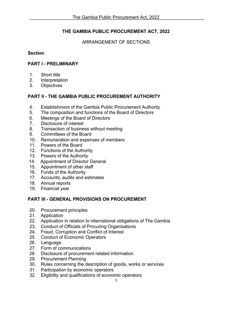 Final GPPA Act 2022 | PDF | Procurement | Business