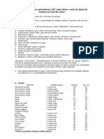 Anonimo Dieta de Contagem de Carboidratos de Nas