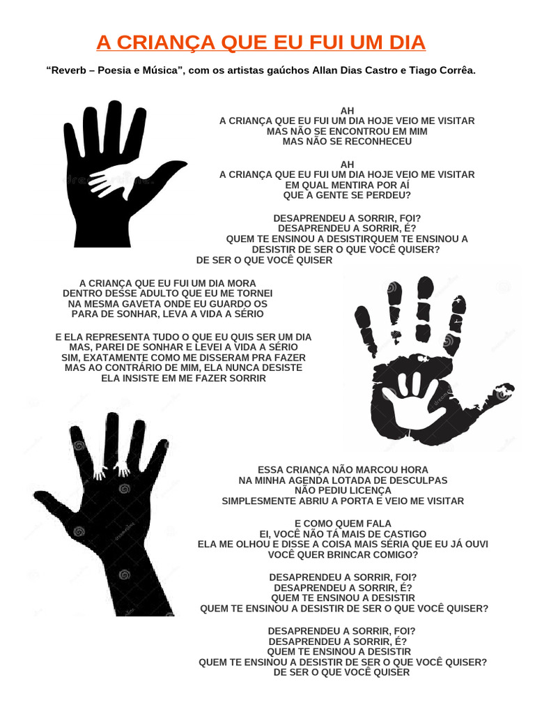 A Criança Que Eu Fui Um Dia | PDF