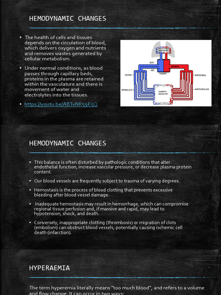 Hemodynamic Changes 260217 131643 | PDF | Thrombosis | Shock (Circulatory)