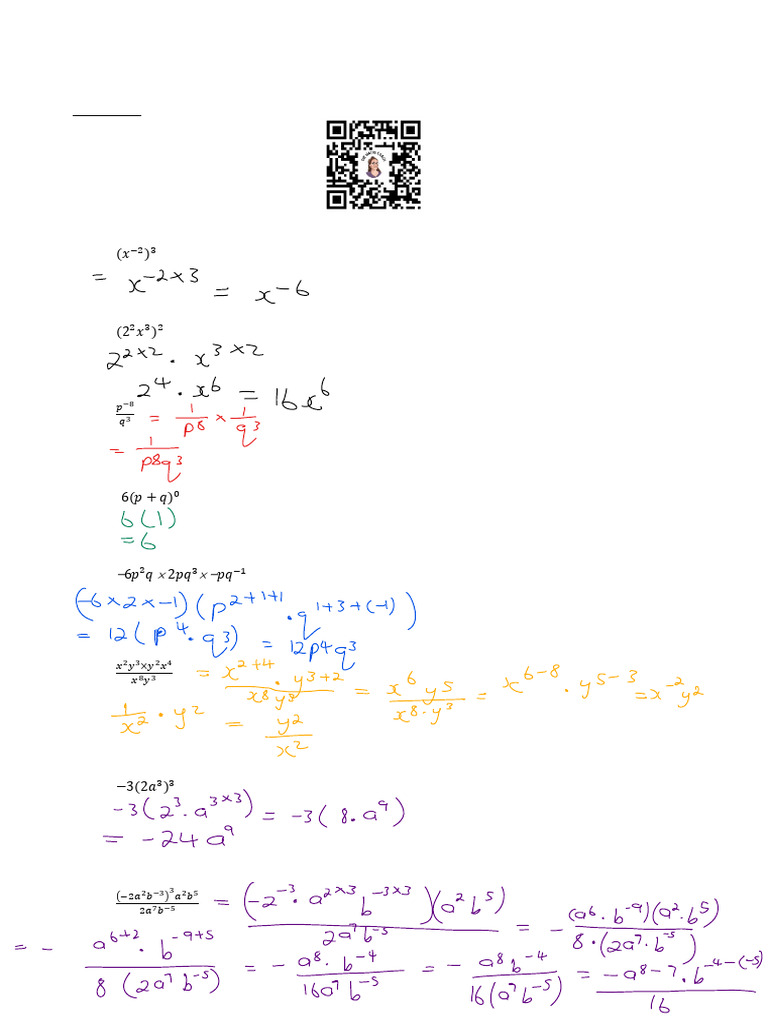 GR 9 Exponents WB-9957133 | PDF | Square Root | Area
