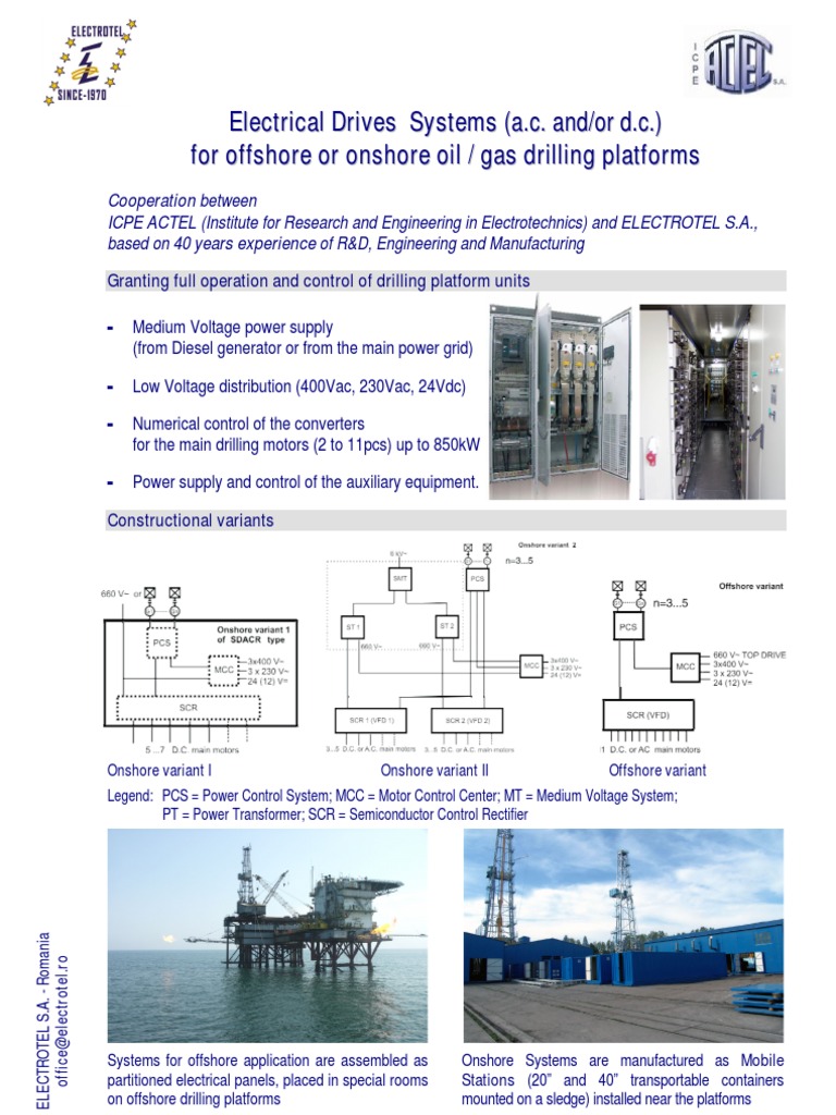 Automation For Drilling Systems | PDF | Power Supply | Electric Generator