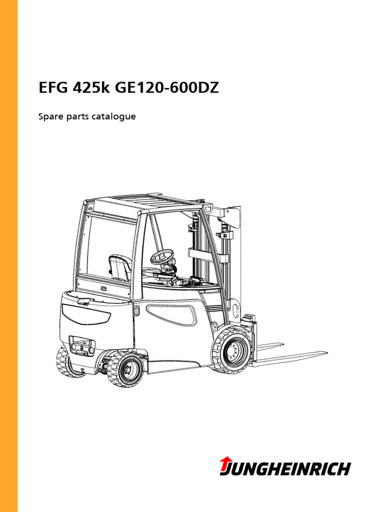 Jungheinrich EFG 425K Parts Manual | PDF | Screw | Vehicles