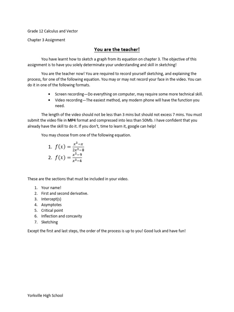 Chapter 3 Assignment | PDF
