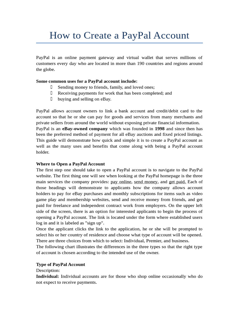 Everything You Need To Know About PayPal and Monetizaton | PDF | Pay ...
