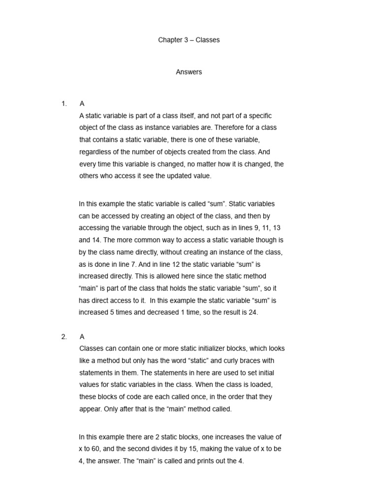 A 3 | PDF | Method (Computer Programming) | Constructor (Object ...