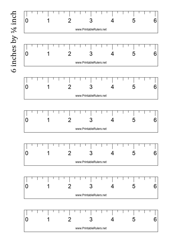 Ruler 6-Inch by 4 | PDF