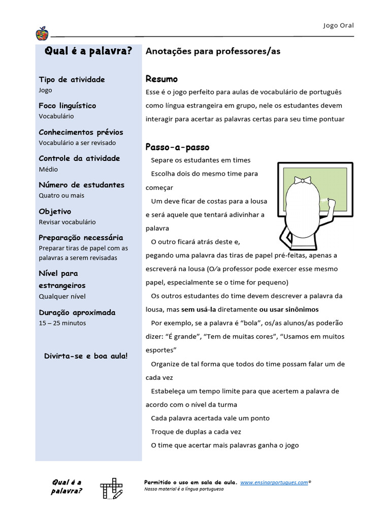 Qual É A Palavra - Versão Do Professor | PDF