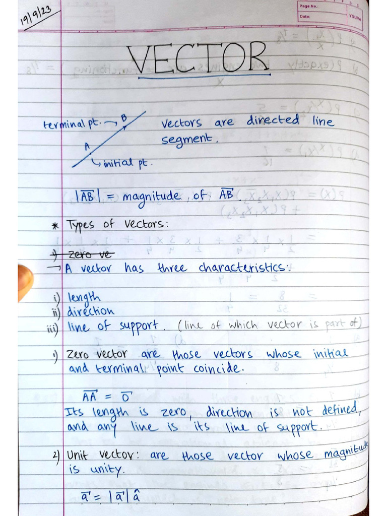 Helly Vector Notes | PDF