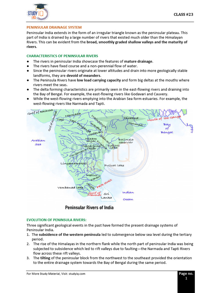 G23crux EH - Peninsular Drainage System - 1679918261 | PDF | Forms Of ...