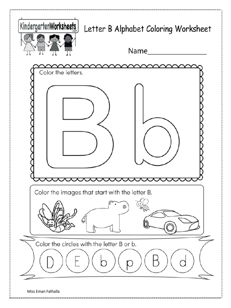 B Worksheets | PDF