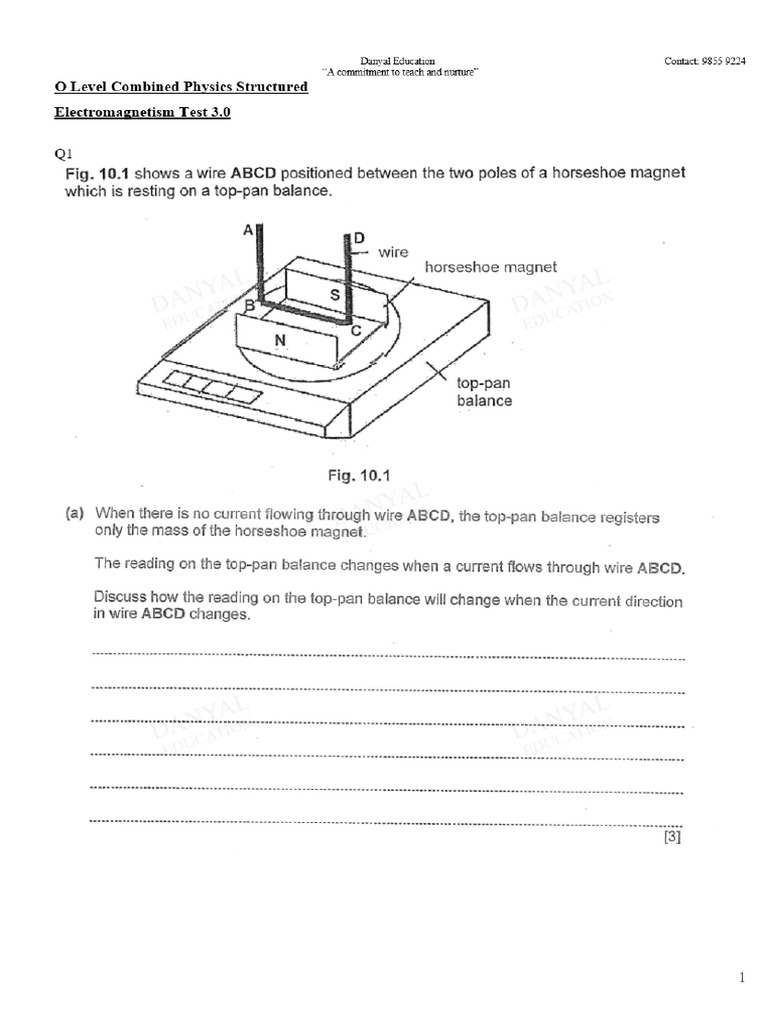 Sec 4 Physics Electromagnetism 3 | PDF