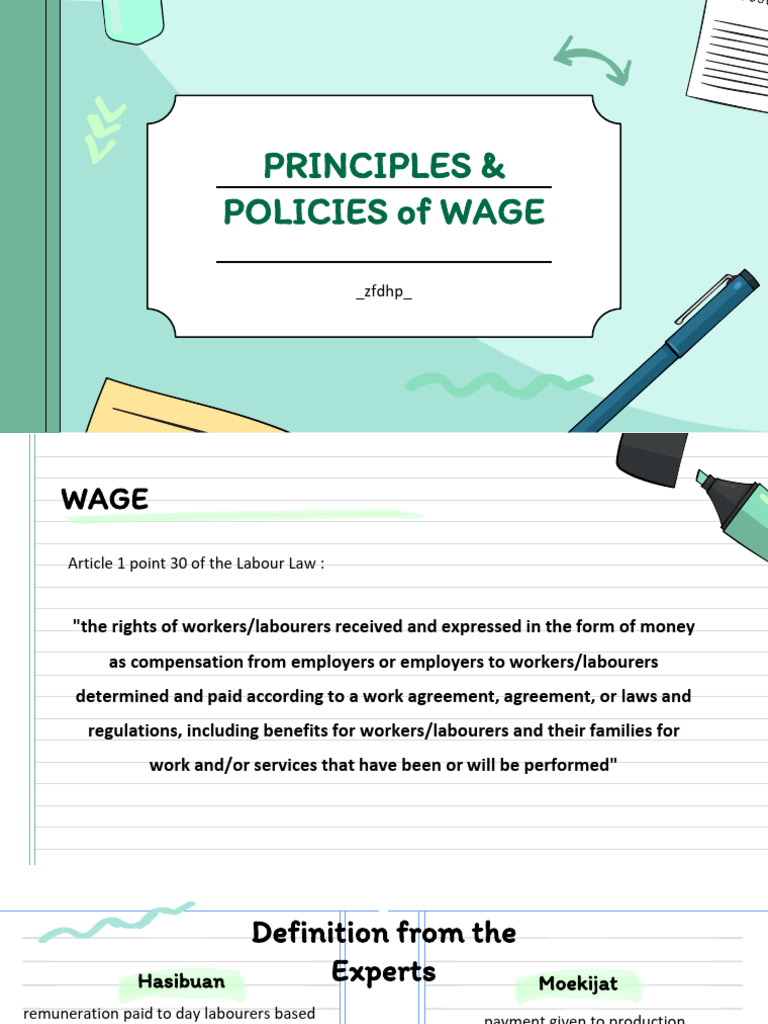 Wages System | PDF | Cost Of Living | Employment