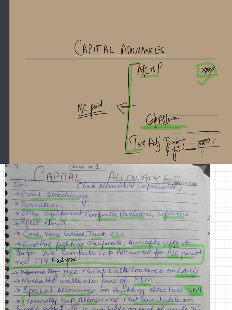 Capital Allowances | PDF