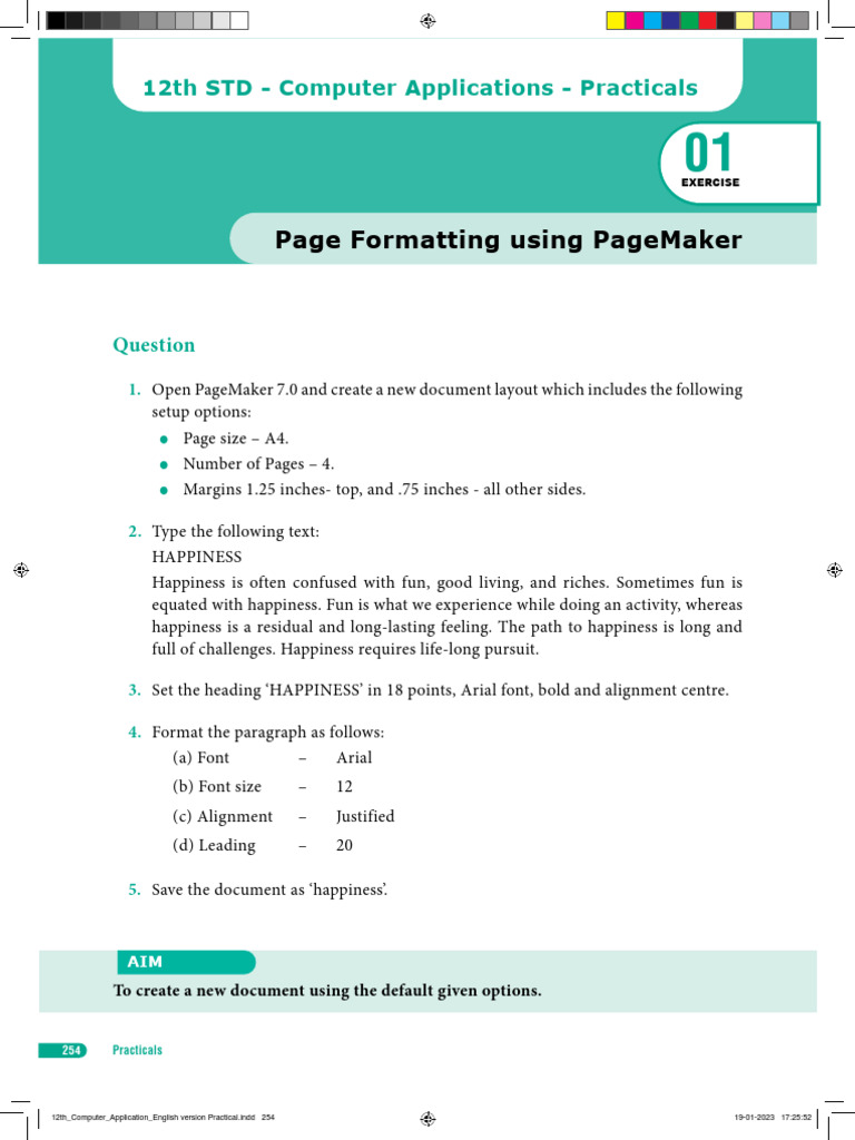 12th Computer Application EM Practical 2023 Edition | PDF | Php ...