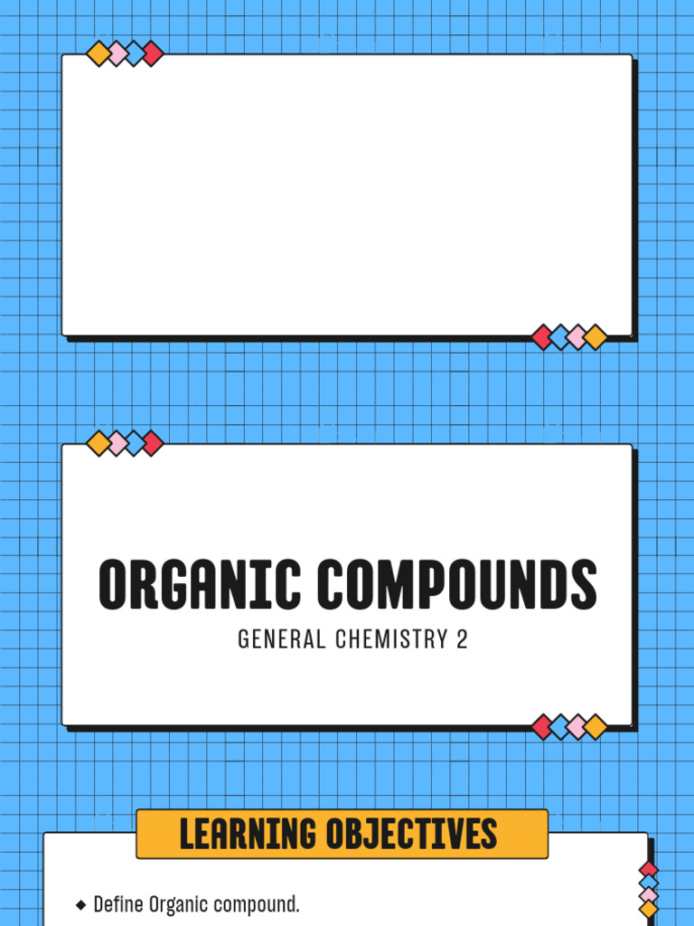 Organic Compound - Gen. Chem 2 | PDF | Chemistry | Organic Chemistry
