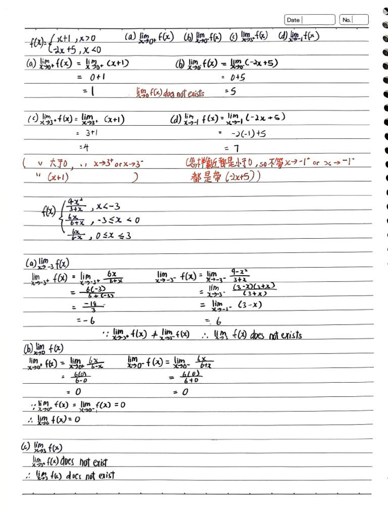 Limit Notes | PDF