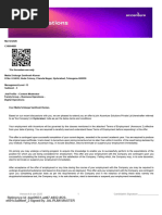Accenture Employment Offer Letter Template | PDF
