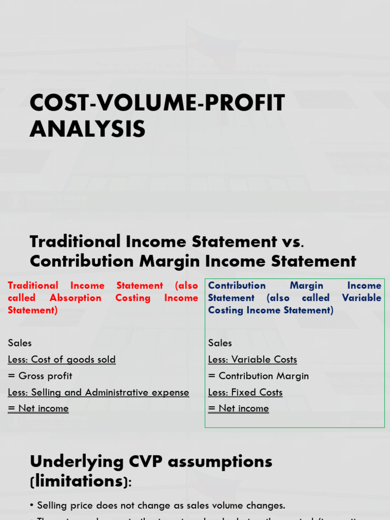 Managerial Accounting - CVP Analysis (20260219173201) | PDF | Income ...