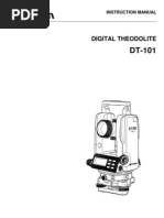 Download Manual Teodolito DT 100 En by ikarock SN100434576 doc pdf