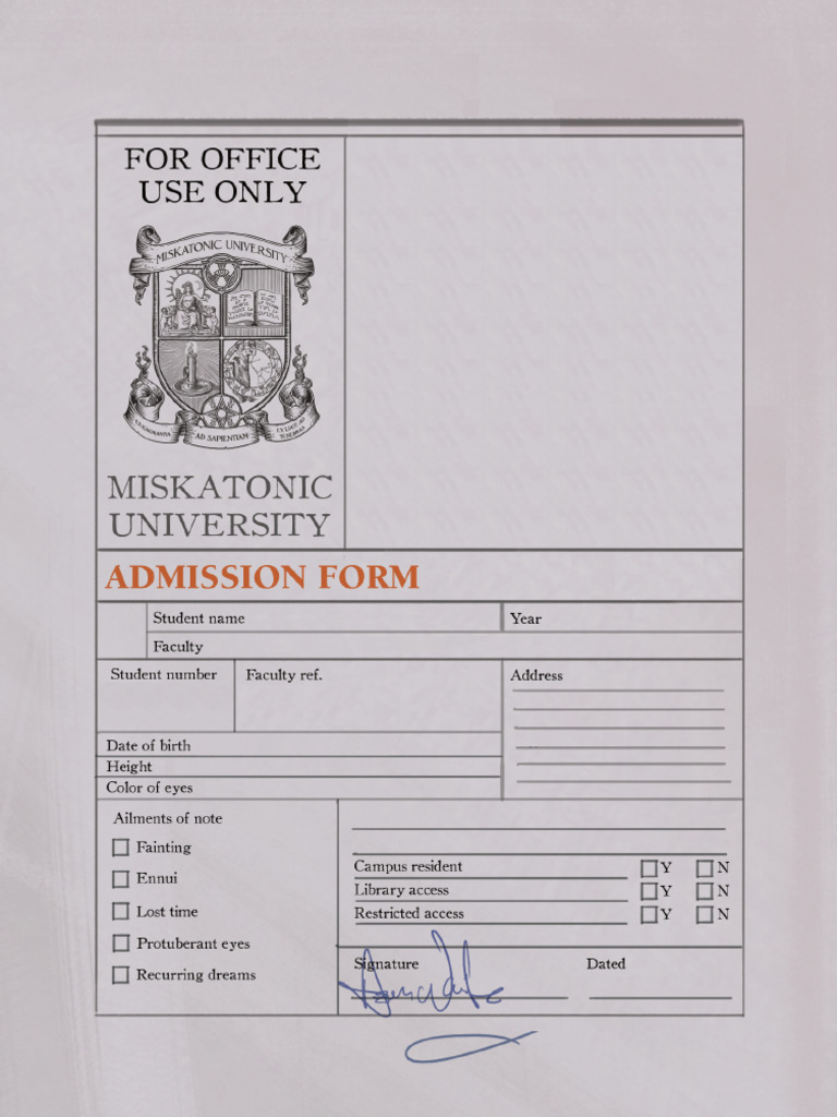 MU Admission Forms | PDF