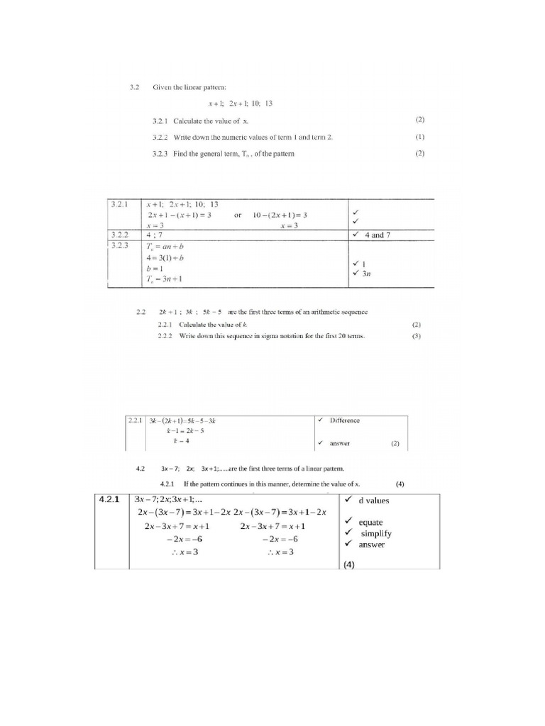 Arithmetic Sequence | PDF