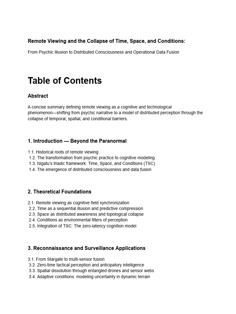 Remot Viewing | PDF | Cognition | Perception