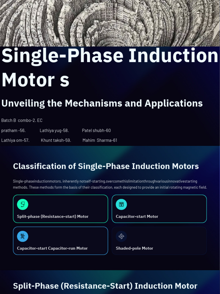 Single Phase Induction Motors | PDF | Electric Motor | Magnetic Devices