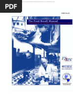 FSSAI Food Recall Plan Guidelines | PDF | Food Safety | Safety