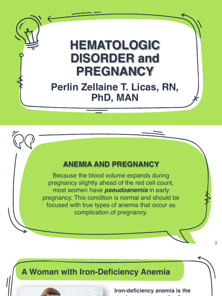 Hematologic Anemia 2 | PDF | Anemia | Pregnancy