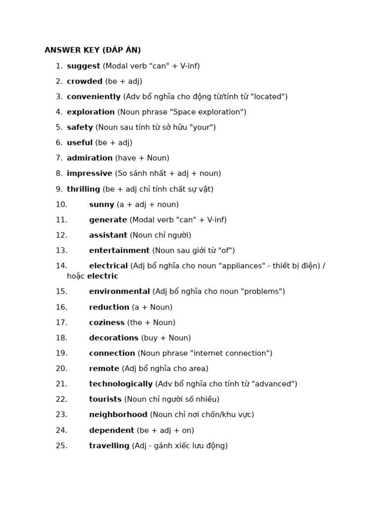 Answer Key | PDF