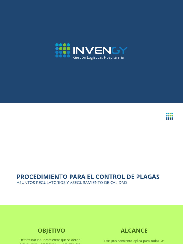 Procedimiento para El Control de Plagas | PDF | Plaga (organismo ...