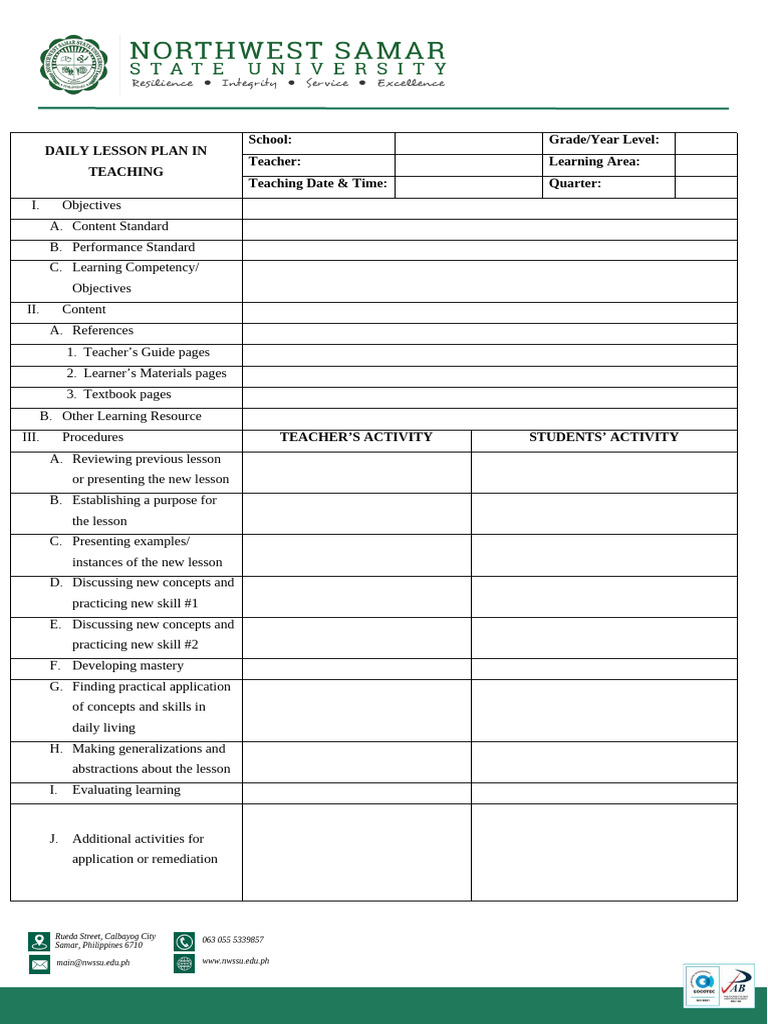 Annex 1.a - Eng DLP Template | PDF