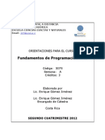 Fundamentos de Programación Web